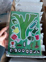 Cute Cartoon Stickers/8pc