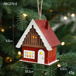 Christmas LED House Hanging Ornament
