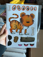 Cute Cartoon Stickers/8pc