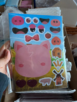 Cute Cartoon Stickers/8pc