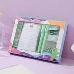 Macaron Clip & Stapler Set