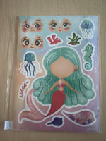 Cute Cartoon Stickers/8pc