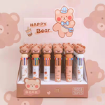 Cartoon Multi-Color Pen with 10 Inks