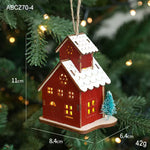 Christmas LED House Hanging Ornament