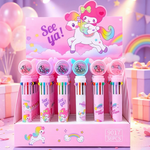 Cartoon Multi-Color Pen with 10 Inks