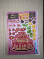 Cute Cartoon Stickers/8pc