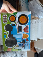 Cute Cartoon Stickers/8pc