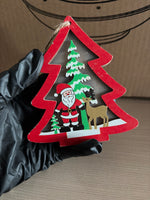 Christmas Wooden Ornaments LED