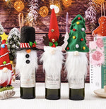 Christmas Wine Bottle Covers