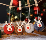Christmas Felt Deer Ornaments