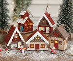 Christmas LED House Hanging Ornament