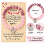 Natural Stone Bracelet With Wooden Tray