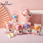 Ruby Fan Powder Puffs