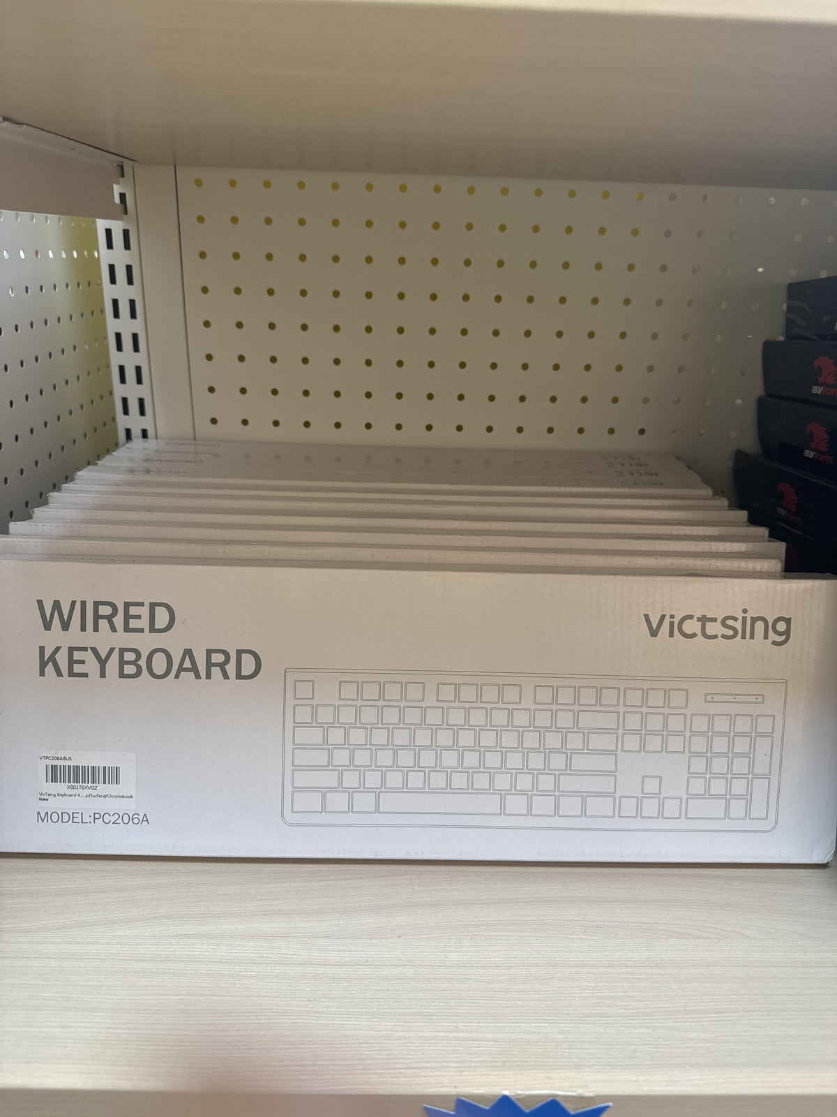 Victsing Wired Keyboard Black