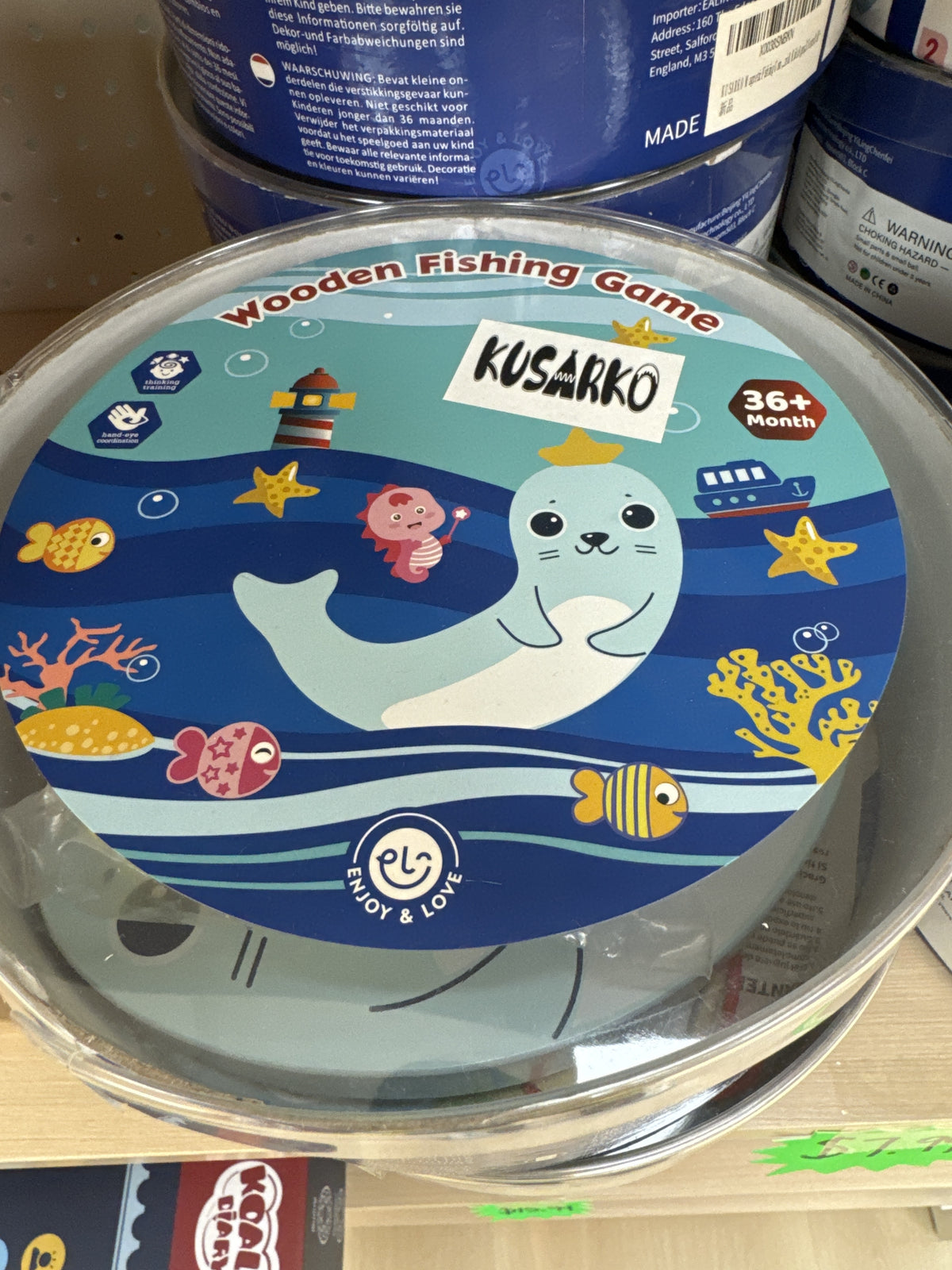 Wooden Fishing Game