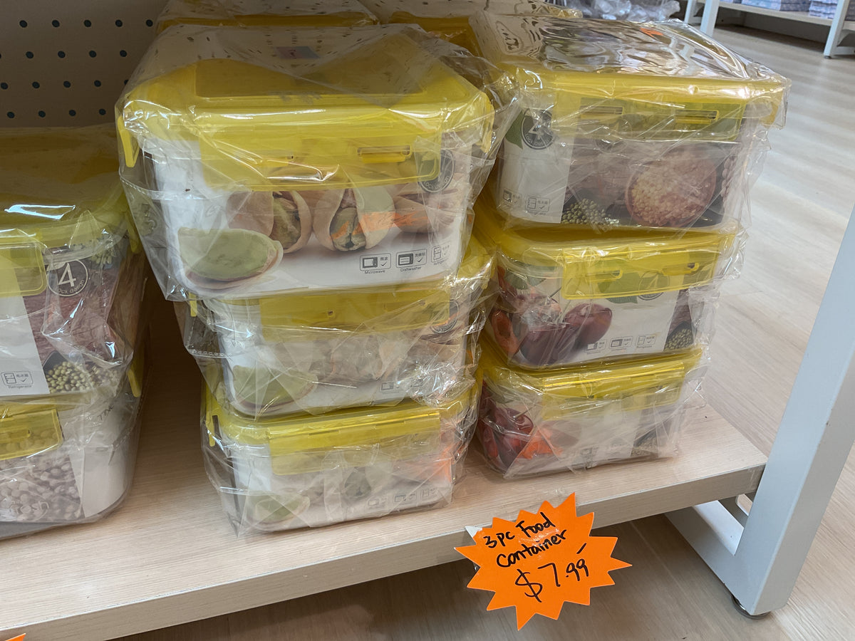 小号饭盒 3pc Food Container #2562-3