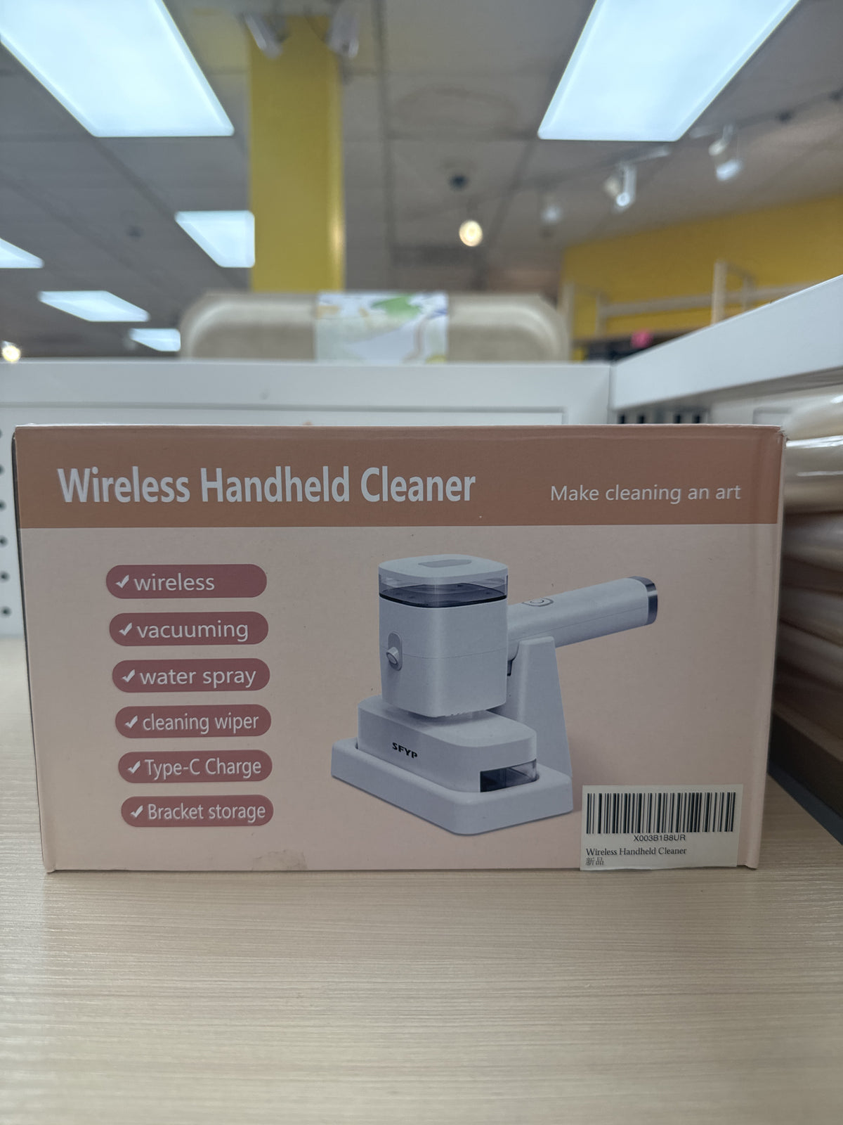 WIRELESS handheld cleaner