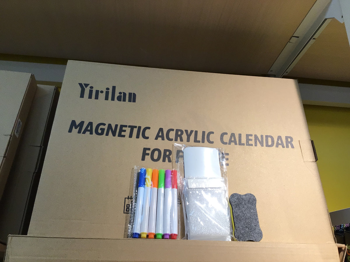 Yirilan Magnetic acrylic calendar for Fridge