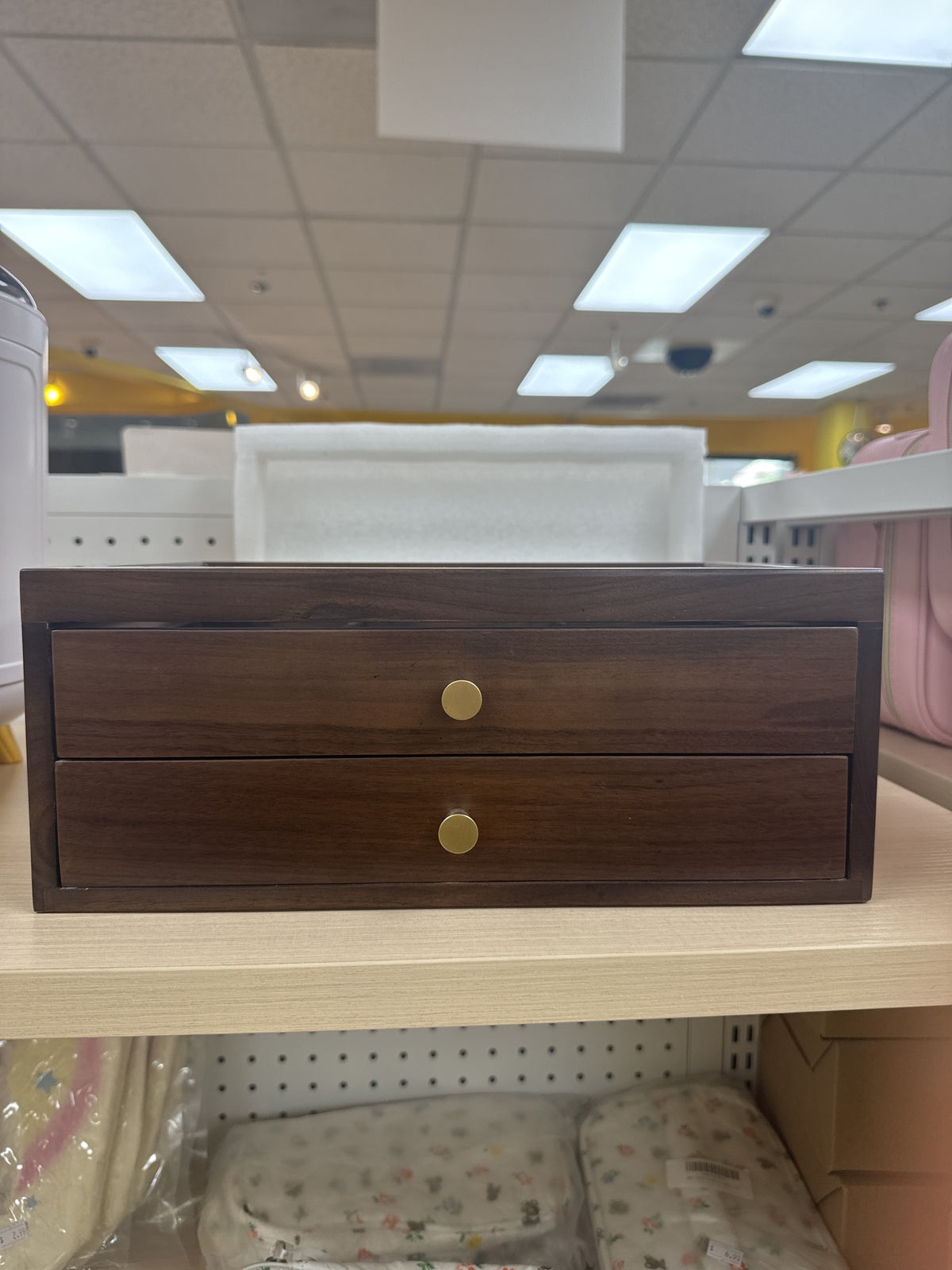 Wooden Double Layer Box