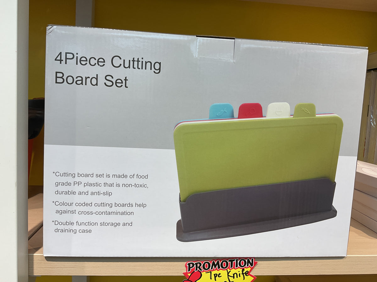 4 Piece Cutting Board Set